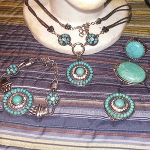 Turquise necklace set